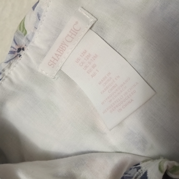 Easter Shabby Chic 12 Months Baby Girl Floral Kids Dress W Purse Matching - Picture 4 of 5